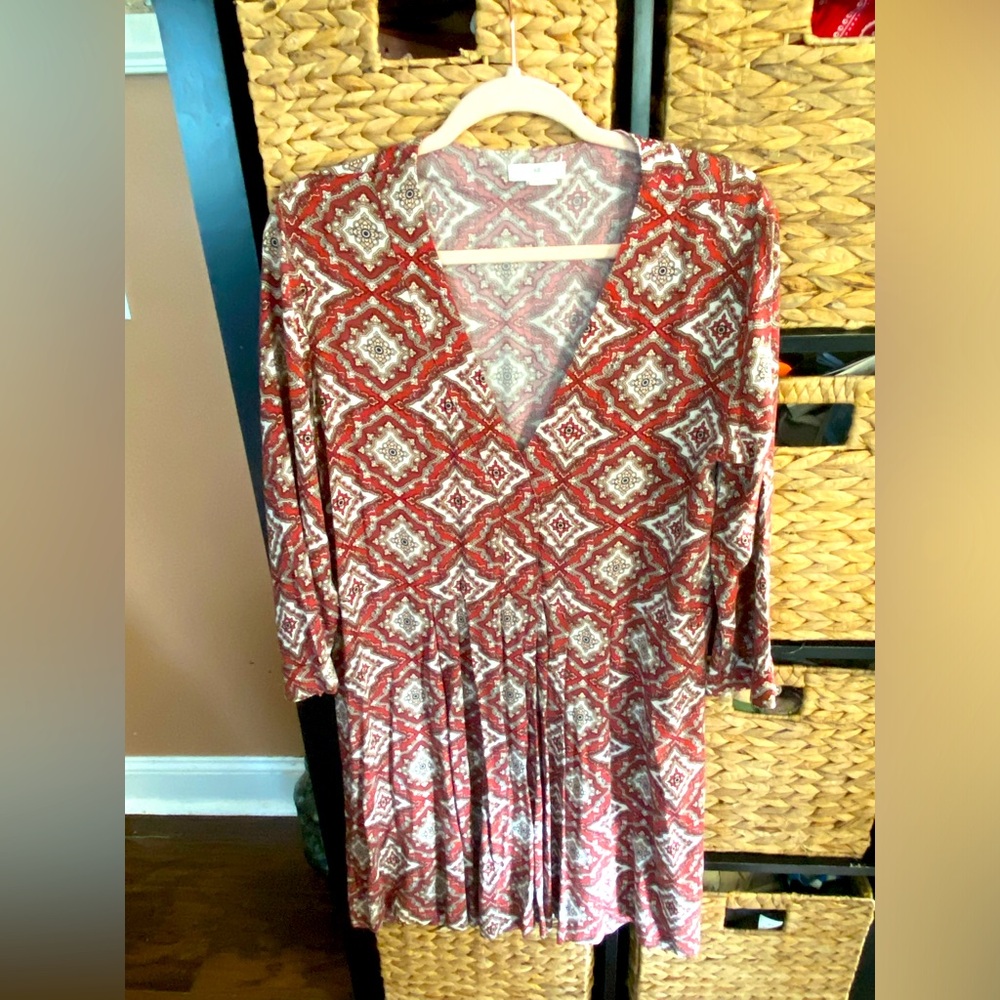 H&M half sleeve V neck Dress